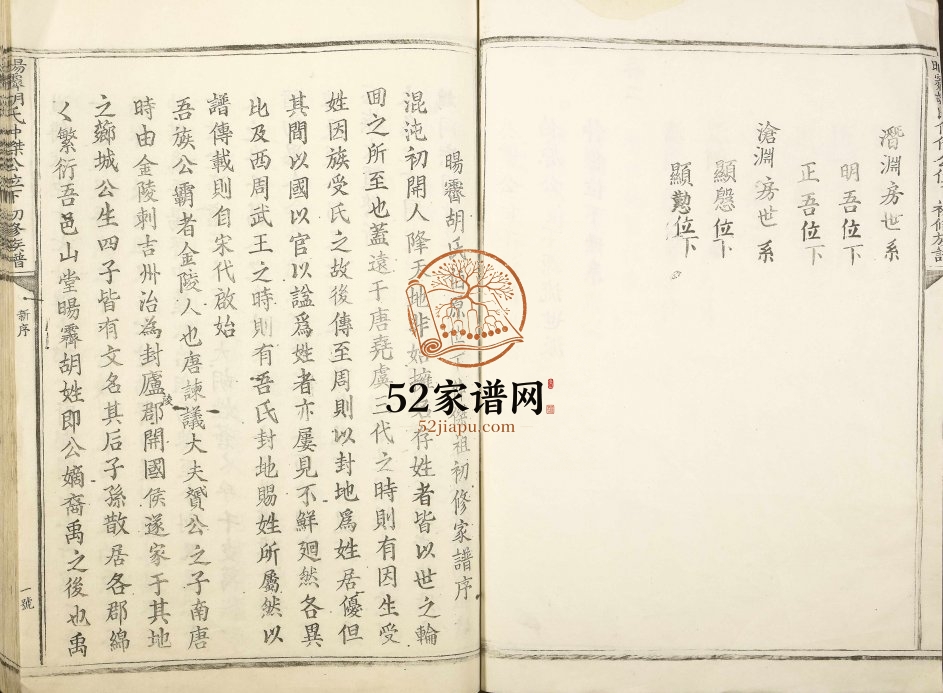 1995年旸霁胡氏仲杰公位下初修族谱[2卷]江西宁都追报堂胡氏完整电子版家谱下载