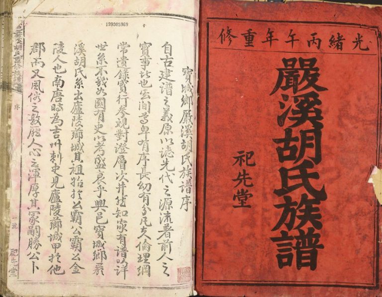 1907年兴邑严溪胡氏重修族谱 江西兴国祀先堂胡氏完整电子版家谱下载