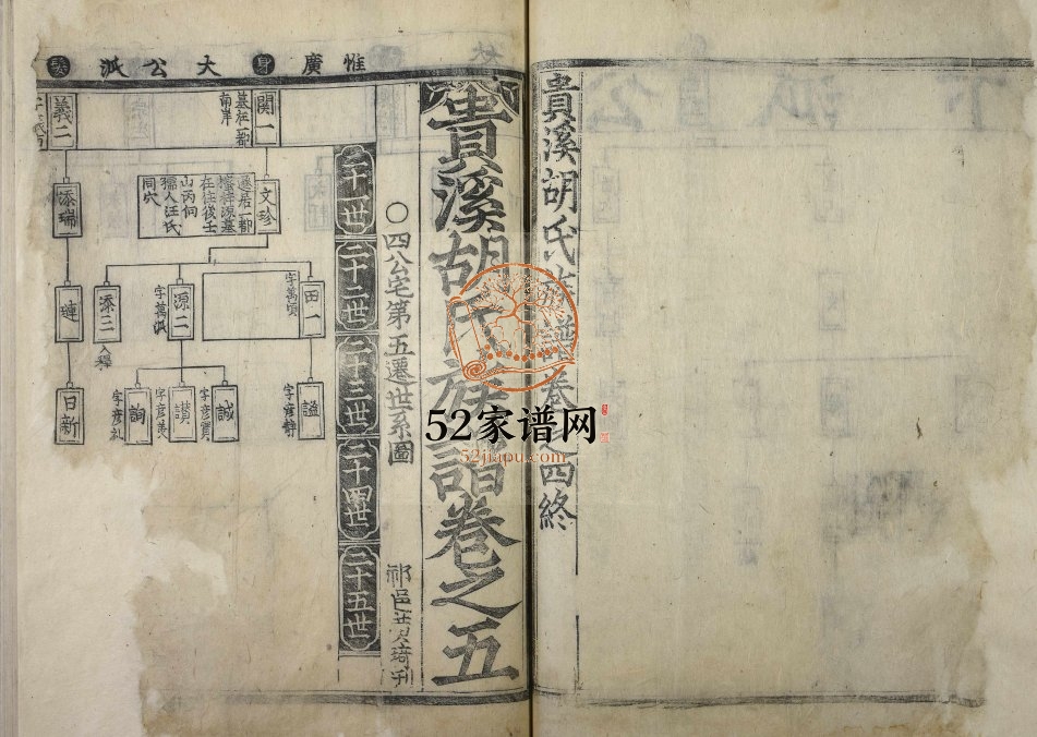 1916年修贵溪胡氏族谱 江西贵溪胡氏完整电子版家谱下载