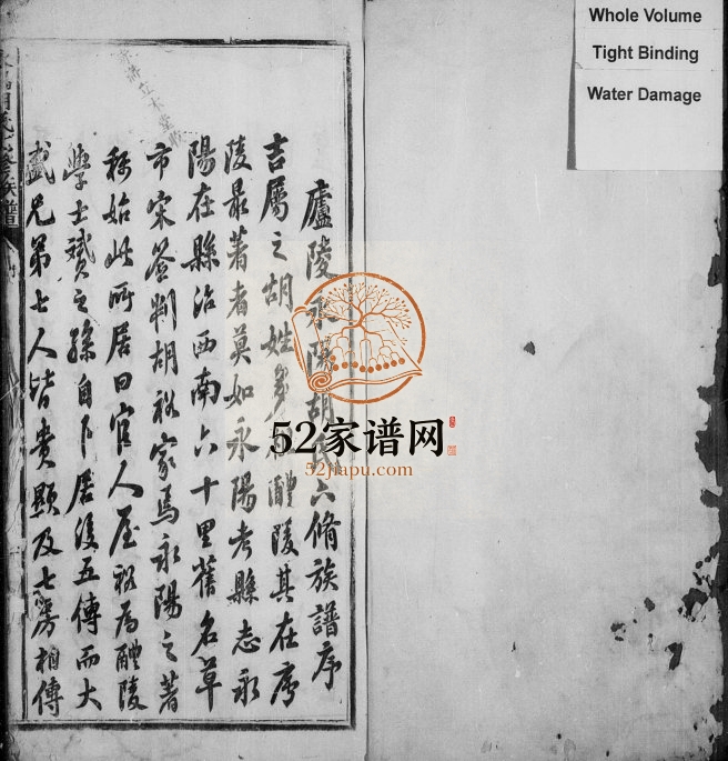 永阳胡氏七修族谱[不分卷]江西吉安胡氏完整电子版家谱下载