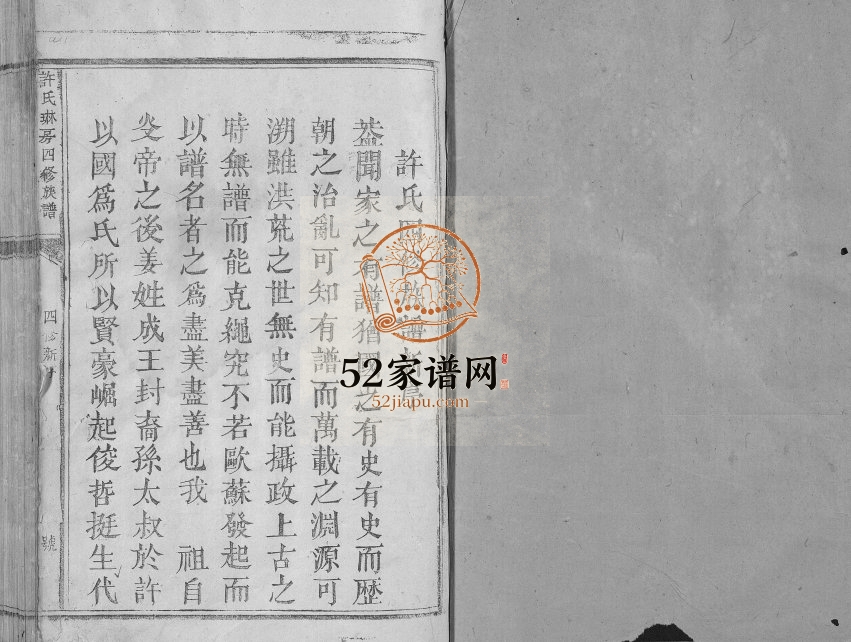 1927年许氏琳房四修族谱[5卷]江西兴国许氏完整电子版家谱下载
