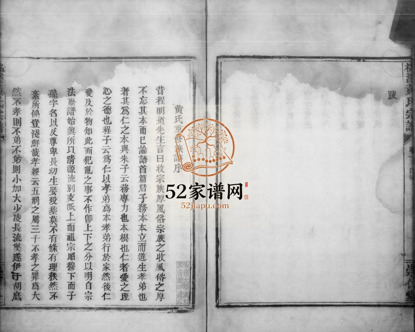 1882年修桃溪黄氏宗谱[4卷]江西南昌崇仁堂黄氏完整电子版族谱下载