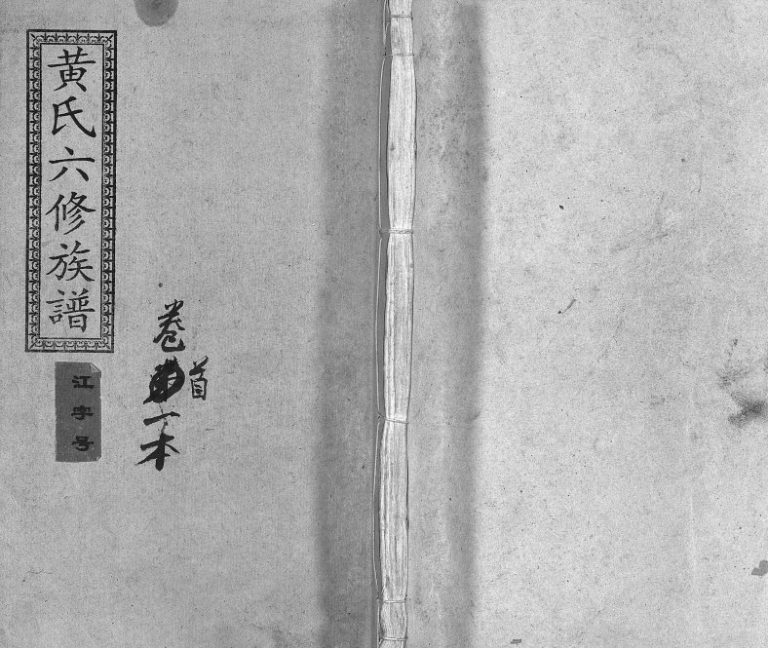 1994年墨溪黄氏六修族谱[12卷首4卷]江西萍乡黄氏完整电子版家谱下载