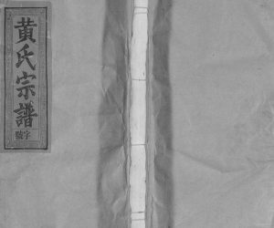 1991年十三修黄氏宗谱[总卷数不详]江西广信 福建永春黄氏电子版族谱下载