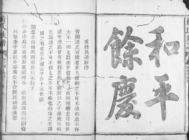 1873年修黄氏族谱[11卷首1卷]江西南丰黄氏完整电子版家谱下载