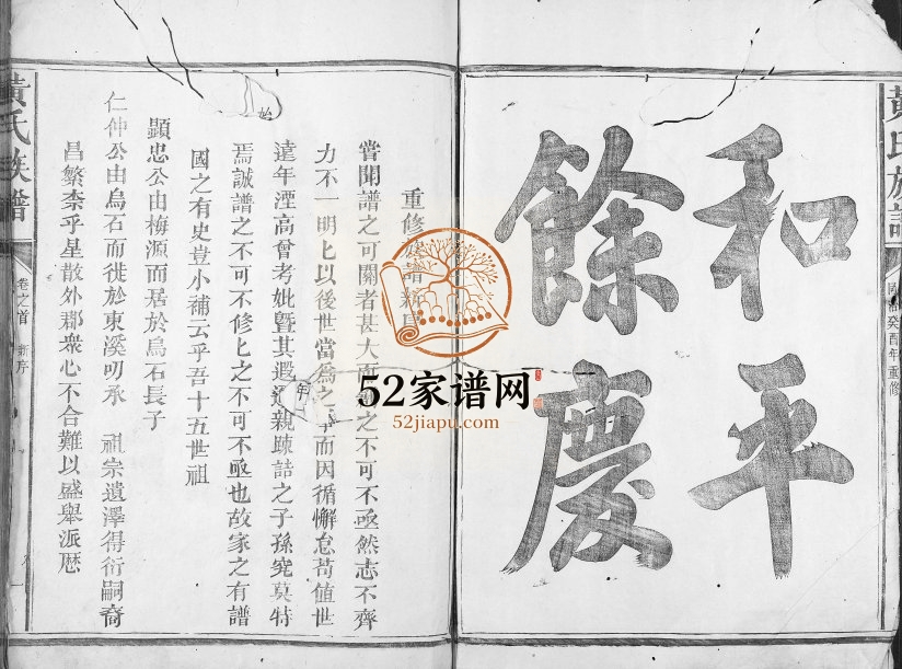 1873年修黄氏族谱[11卷首1卷]江西南丰黄氏完整电子版家谱下载