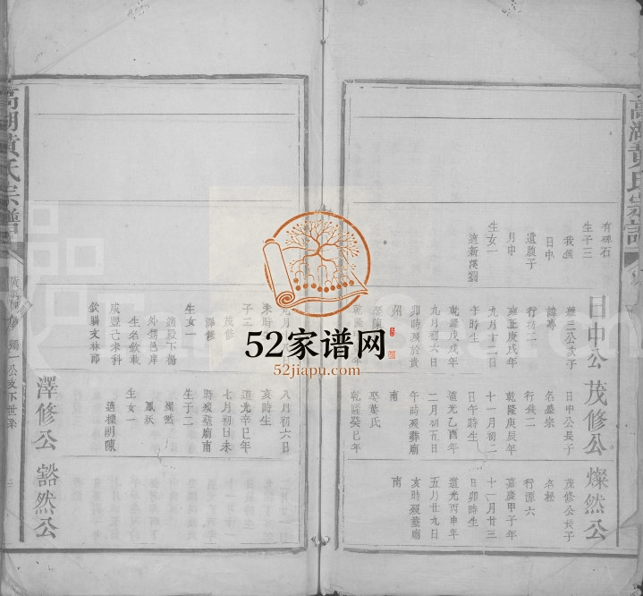 1914年修高湖黄氏宗谱[残卷]江西靖安黄氏电子版族谱下载