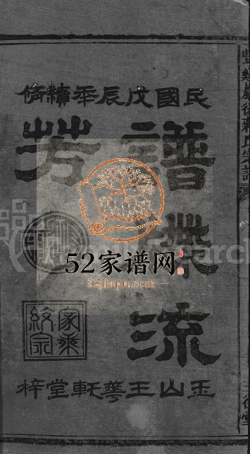 1928年续修丰溪岩后蒋氏宗谱[18卷]江西永丰三径堂溶湖蒋氏电子版族谱下载