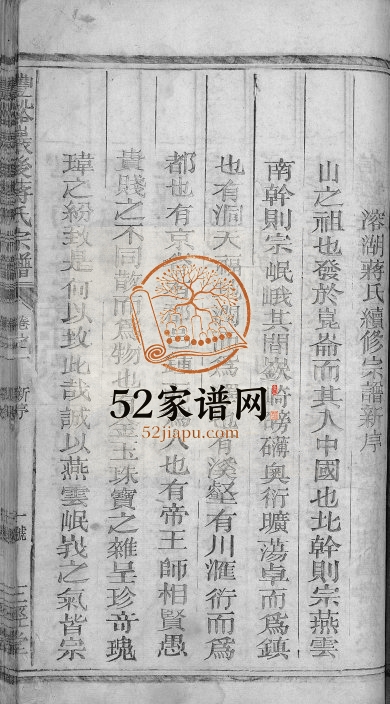 1928年续修丰溪岩后蒋氏宗谱[18卷]江西永丰三径堂溶湖蒋氏电子版族谱下载