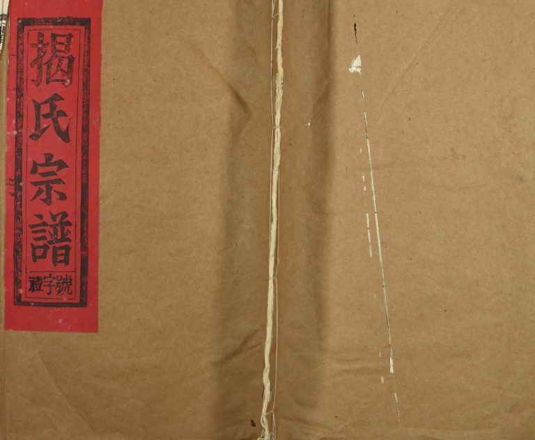 1991年桥溪揭氏重修族谱 江西南丰揭氏完整电子版家谱下载