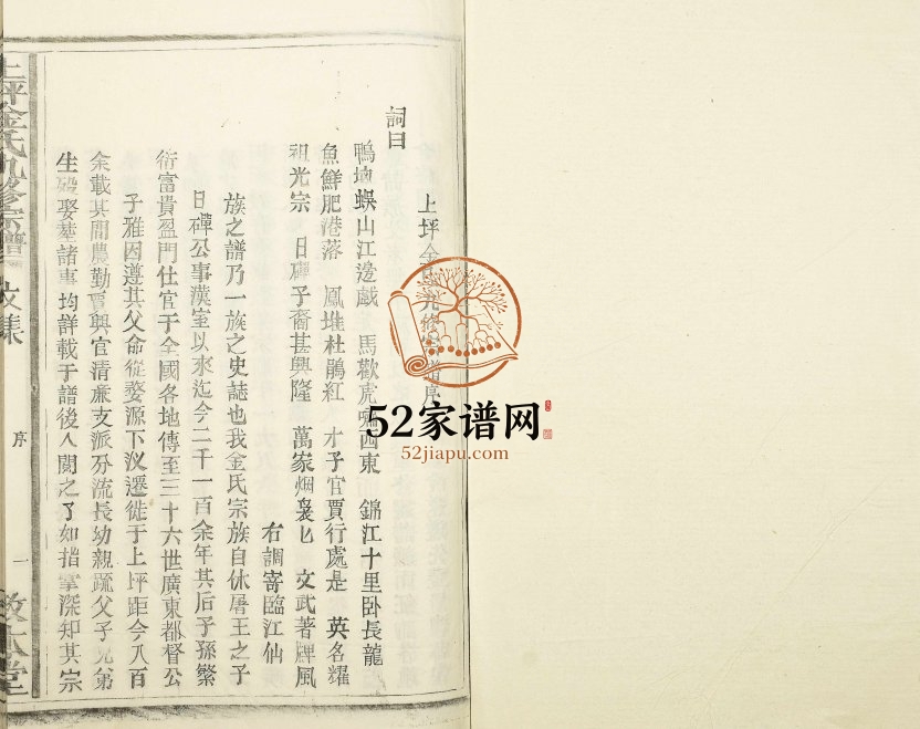 1992年上坪金氏九修族谱 江西九江 修水敦本堂金氏完整电子版家谱下载