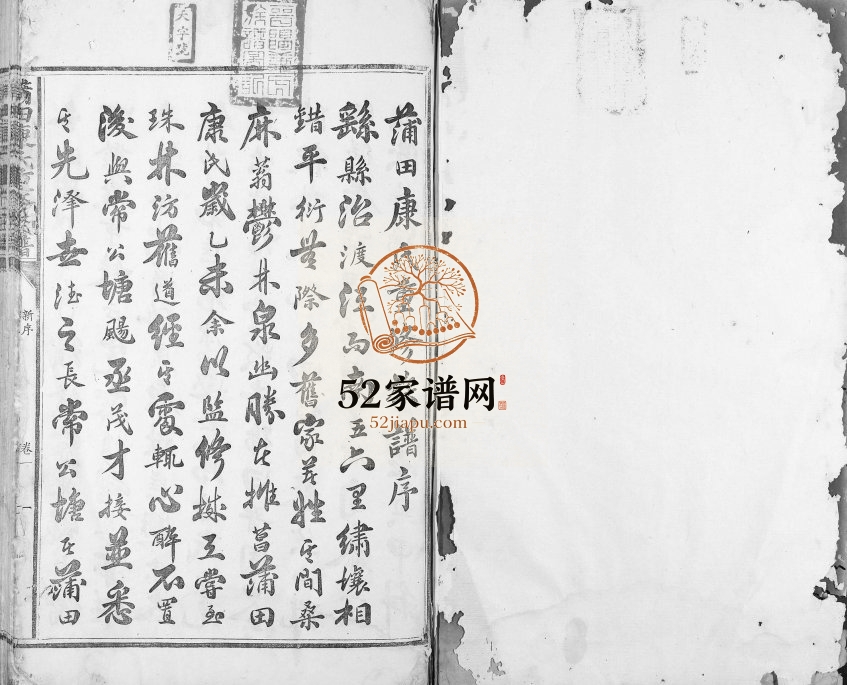 1914年蒲田康氏重修族谱[3卷]江西泰和康氏完整电子版家谱下载