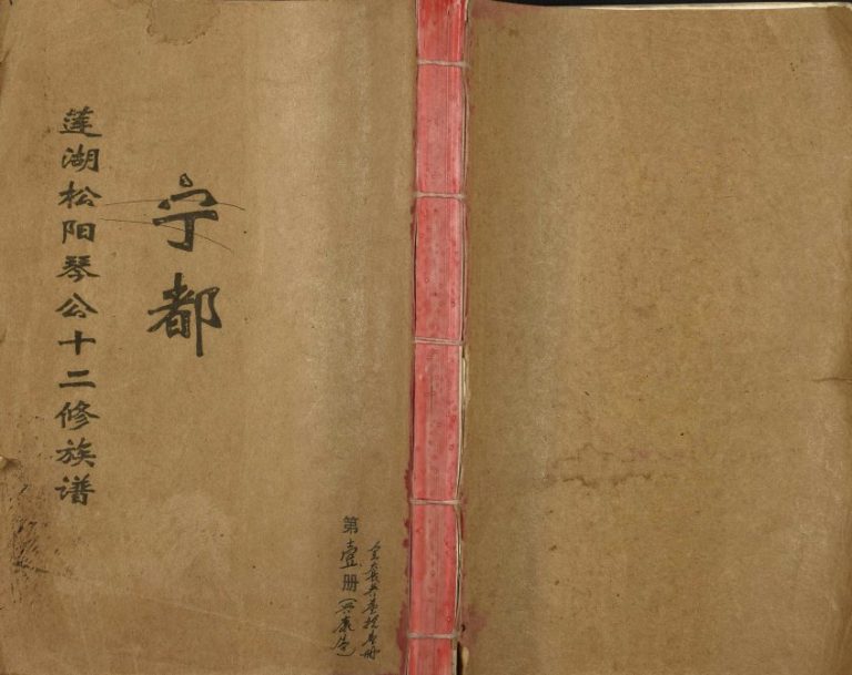 1995年宁都莲湖赖氏十二修族谱 江西赣州赖氏完整电子版家谱下载
