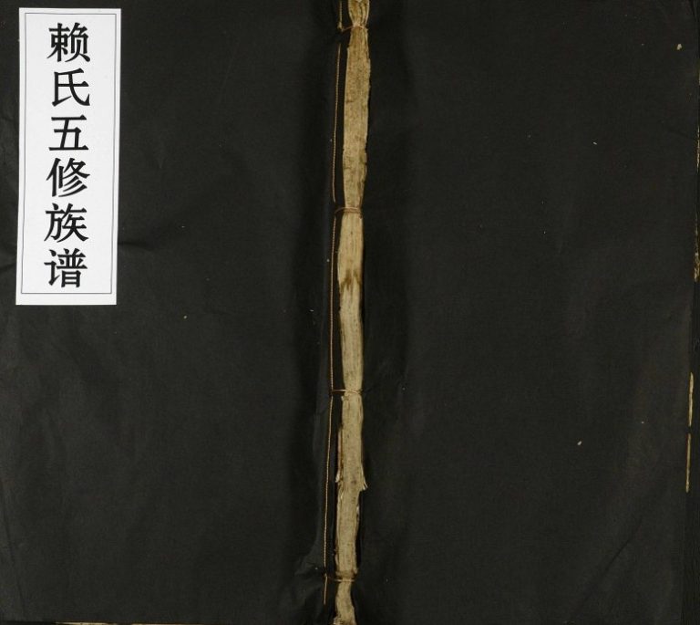 1873年洋潭赖氏五修族谱[残卷]江西赖氏电子版家谱下载
