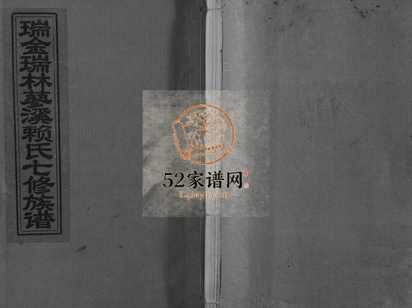 1993年瑞金瑞林蓼溪赖氏七修族谱 江西赖氏完整电子版家谱下载