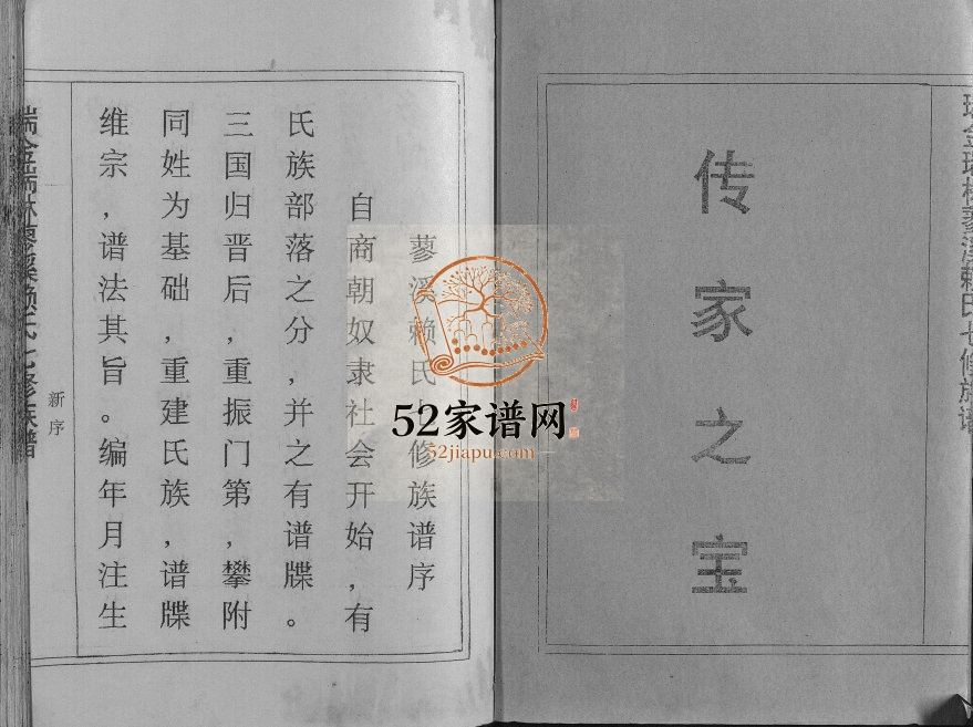 1993年瑞金瑞林蓼溪赖氏七修族谱 江西赖氏完整电子版家谱下载