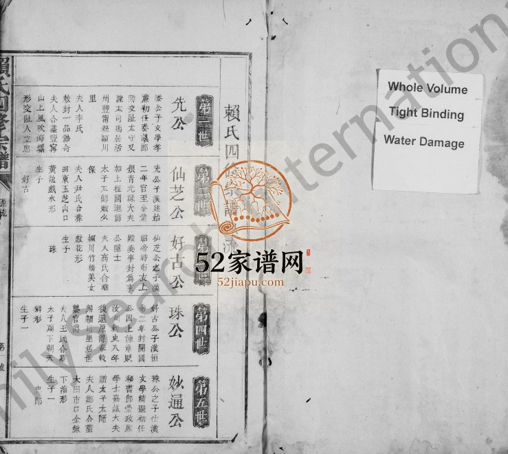 1913年赖氏四修宗谱[卷数未列]江西兴国 宁都赖氏完整电子版族谱下载