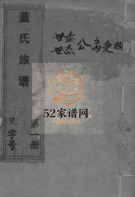 1996年修蓝氏族谱 福建建阳 上杭 江西宁都蓝氏完整电子版家谱下载