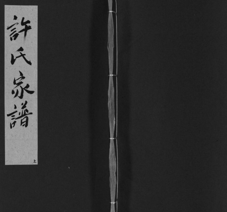 1635年修许氏家谱[不分卷]安徽歙县许氏完整pdf电子版族谱下载