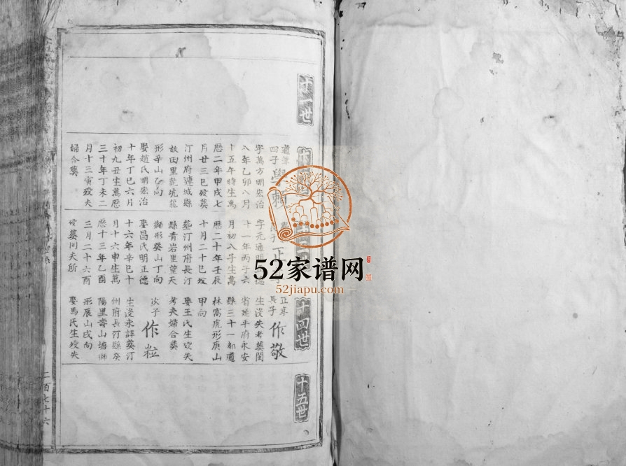 1808年蓝氏重修族谱 江西泰和 万载 万安 兴国蓝氏电子版家谱下载