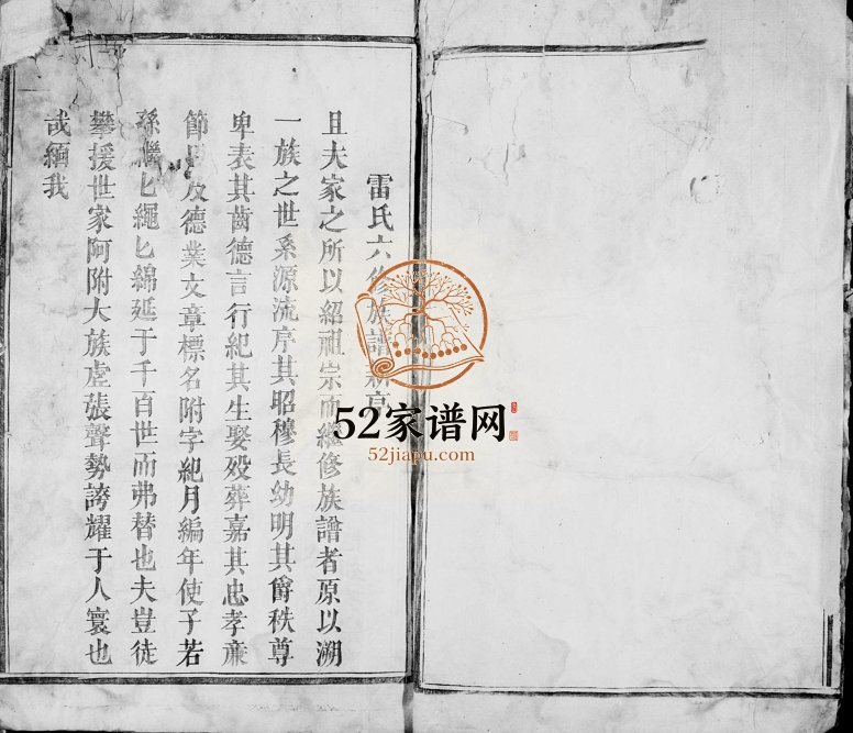 1906年赣兴源头山雷氏六修族谱 江西兴国雷氏完整电子版家谱下载