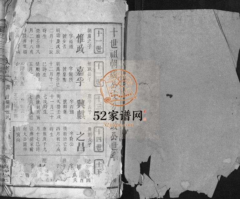 1886年黎氏三修族谱 江西石城隆德堂黎氏电子版家谱下载