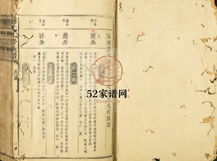1876年黎氏九修族谱[不分卷]江西宁都黎氏完整电子版家谱下载