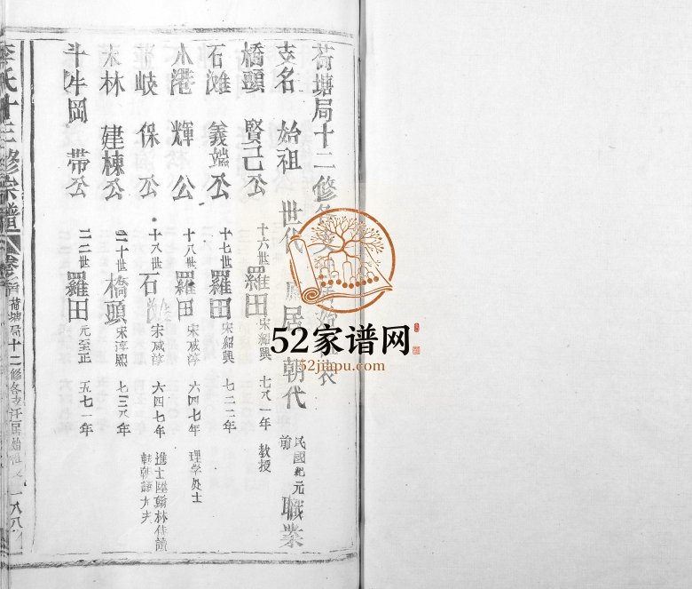 1989年李氏十三修宗谱[不分卷]江西丰城李氏完整电子版族谱下载