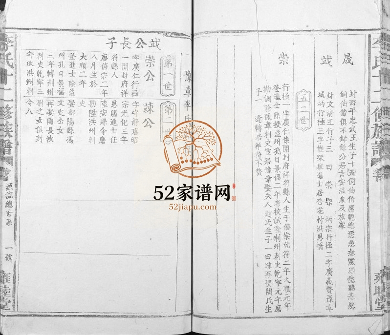 1896年李氏十二修族谱[4卷首1卷]江西新建雍睦堂李氏电子版家谱下载