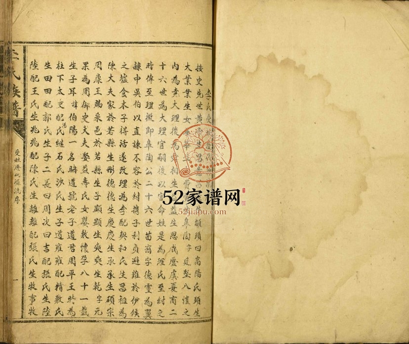 1947年修李氏合修族谱 江西南康 信丰 赣县 遂川 崇仁 上犹李氏完整电子版家谱下载