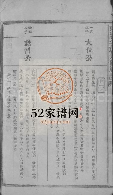 1942年东龙李氏九修族谱[残卷]江西宁都李氏电子版家谱下载