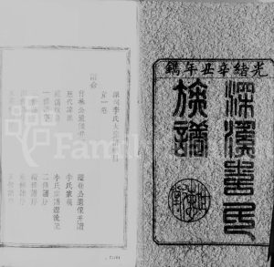 1901年九修深洞李氏大宗谱[12卷]江西南昌深溪李氏完整电子版族谱下载