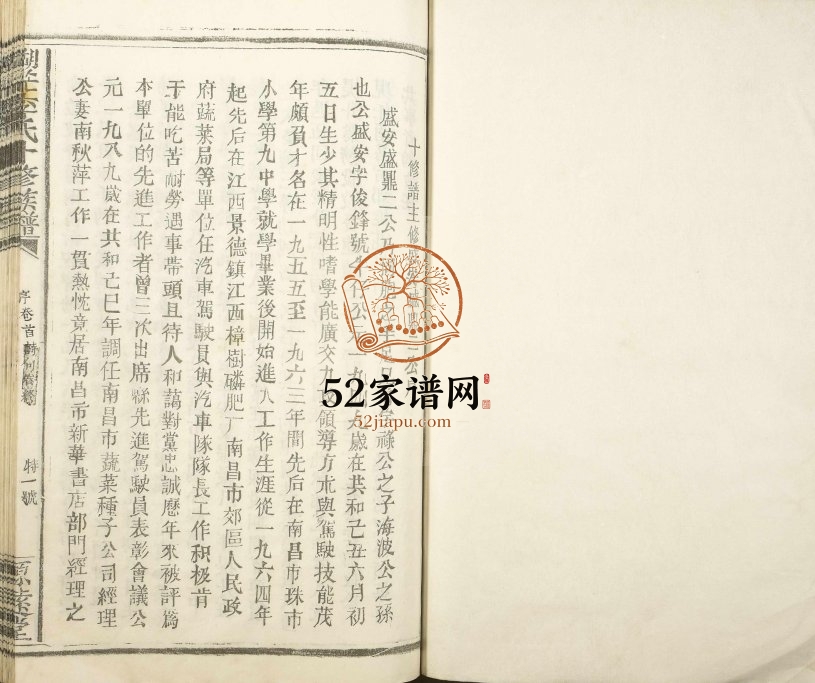 1989年湖茫李氏十修族谱[10卷首终各1卷]江西丰城源远堂李氏完整电子版家谱下载