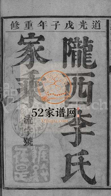 1828年石城李氏四修族谱[3卷]江西陇西李氏完整电子版家谱下载