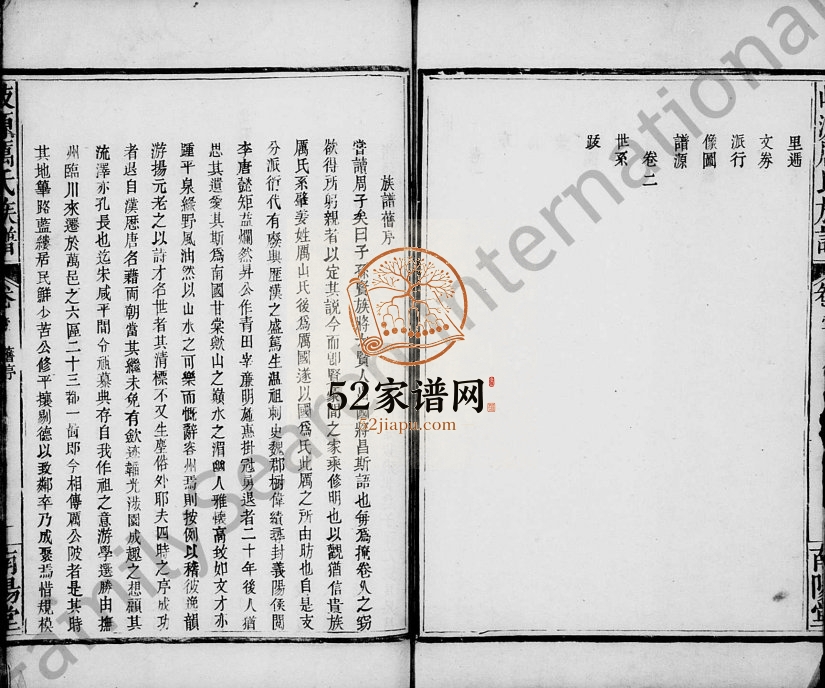 1814年重修岐源厉氏族谱[2卷]江西万载 抚州 临川南阳堂厉氏完整电子版家谱下载