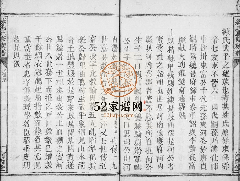 1898年练氏重修族谱 江西遂川 兴国河内堂练氏电子版家谱下载