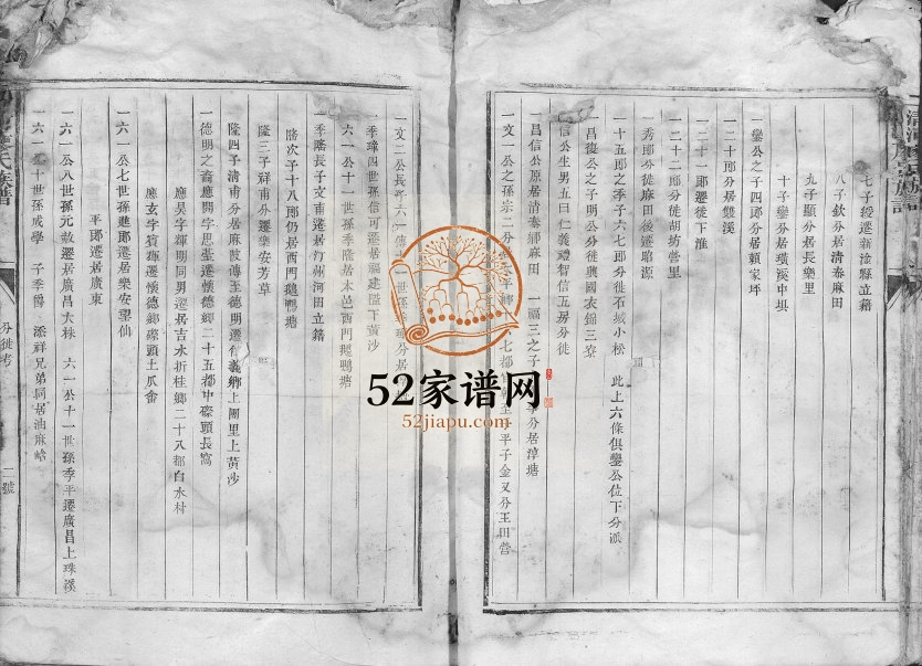 1748年修清河廖氏族谱 江西宁都廖氏电子版家谱下载