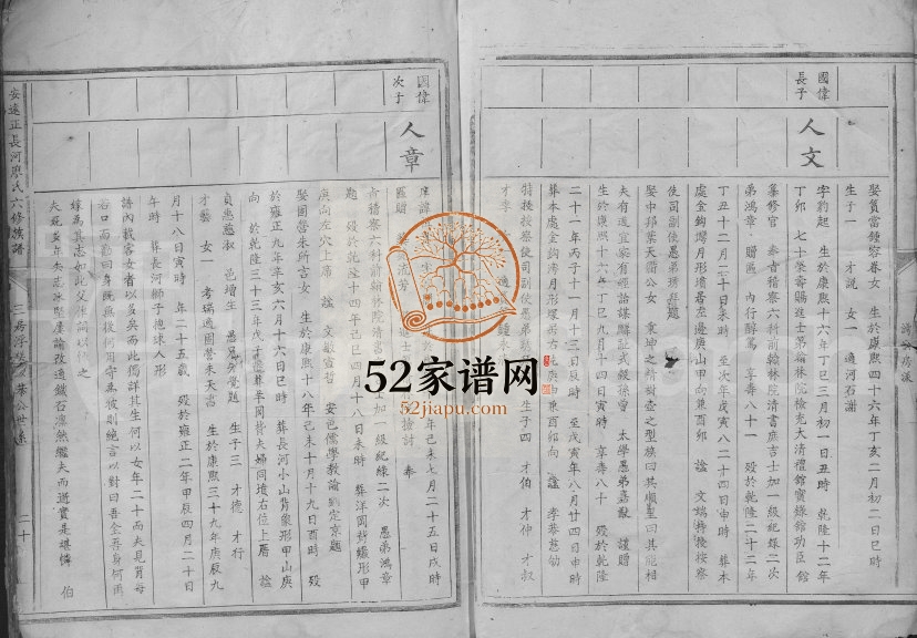 1934年安远正长河廖氏六修族谱[残卷]江西赣州廖氏电子版家谱下载