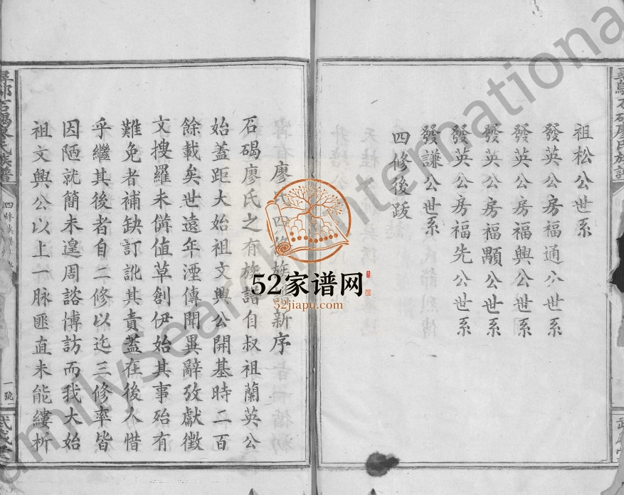 1927年四修寻邬石碣廖氏族谱[不分卷]江西寻乌武威堂廖氏完整电子版家谱下载