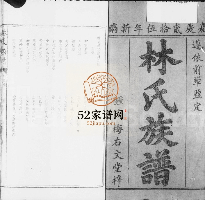 1820年林氏续修族谱 江西遂川林氏完整电子版家谱下载