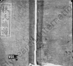 1849年修袁郡学前林氏族谱[残卷]江西万载忠孝堂林氏电子版家谱下载