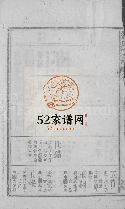 1890年修刘氏宗谱 江西湖口刘氏电子版族谱下载