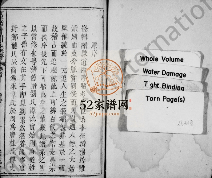 1937年五修万载龙田刘氏支谱[5卷及卷首]江西万载 修水彭城堂刘姓电子版族谱下载