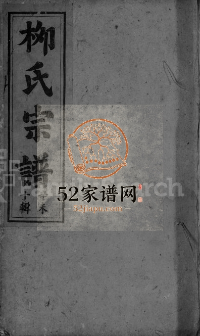1871年柳氏宗谱[5卷首1卷]江西湖口柳姓电子版族谱下载