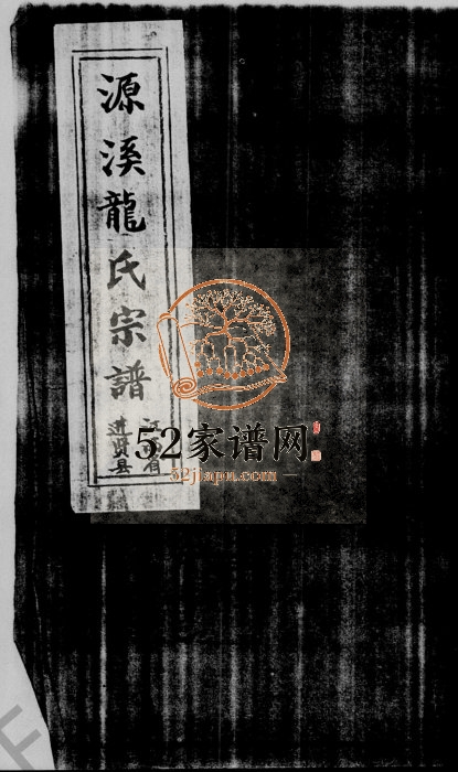1901年江西省进贤县源溪龙氏宗谱 荣本堂龙姓电子版族谱下载