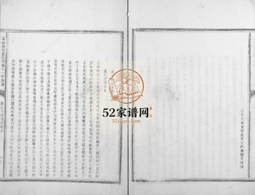 1911年宁都麻田卢氏民籍十一修族谱[不分卷]江西卢姓电子版家谱下载