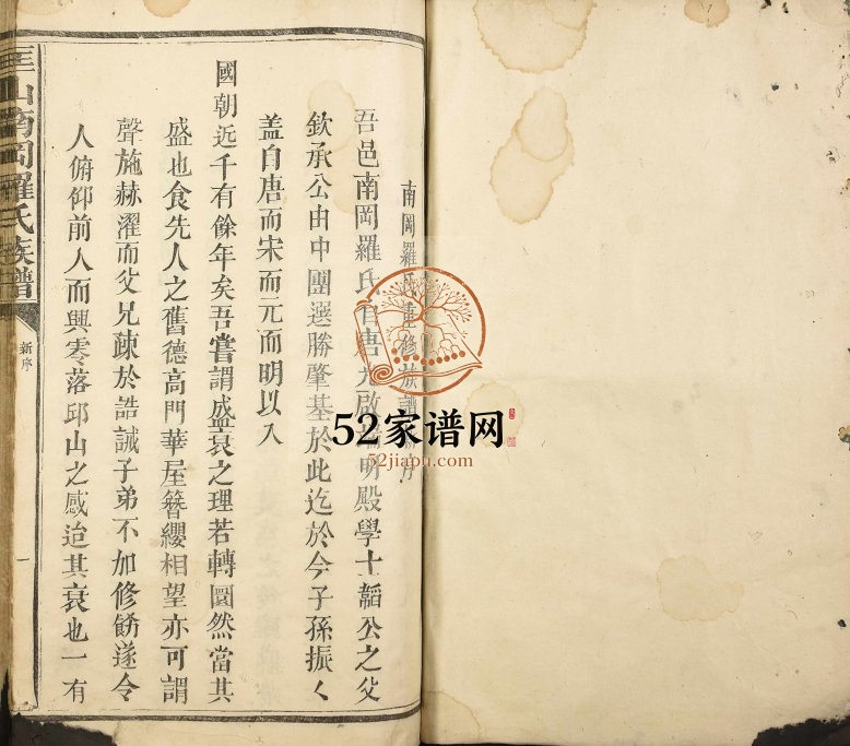 1877年匡山南冈罗氏族谱 江西吉水罗姓电子版家谱下载