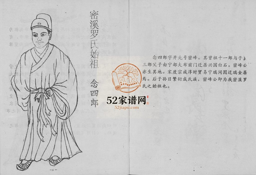 1995年密溪罗氏七修族谱 江西瑞金罗姓电子版家谱下载