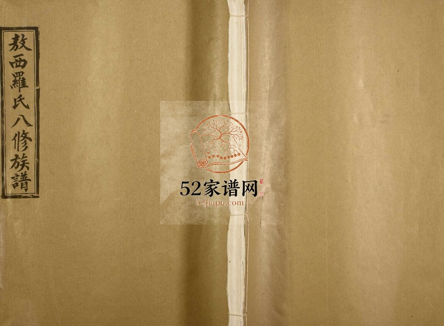 1994年敖西罗氏八修族谱[26本]江西上高 宜丰 南昌忠孝堂罗姓电子版家谱下载