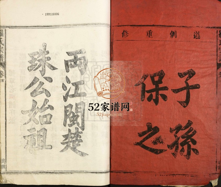 1914年罗氏宗谱 江西都昌罗姓电子版族谱下载